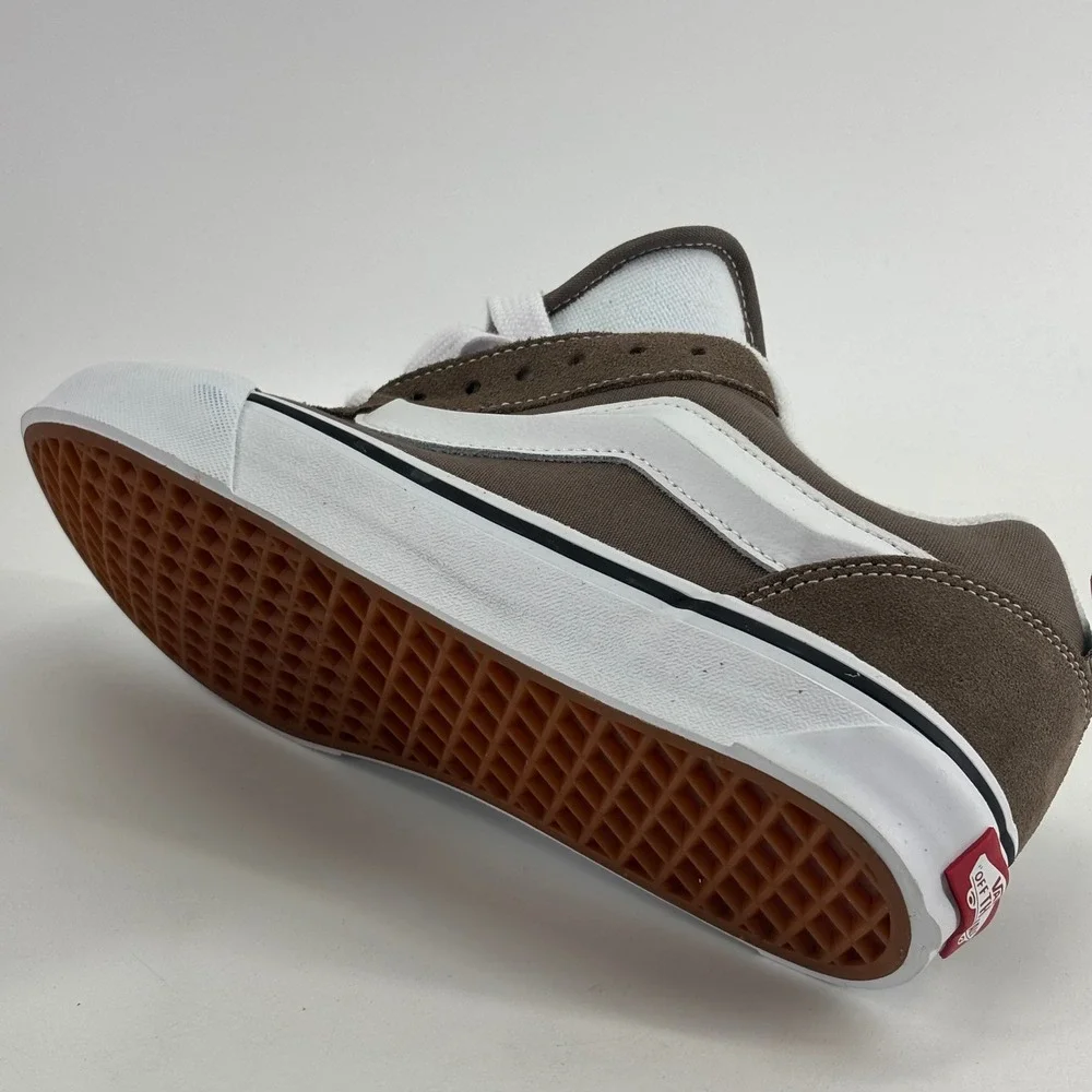 Vans Knu Skool Men 8.5 Women 10 Walnut Brown Puffy Skate VN000D221NU New